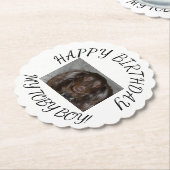 Mein Hund ist Geburtstag Untersetzer (angewinkelt)