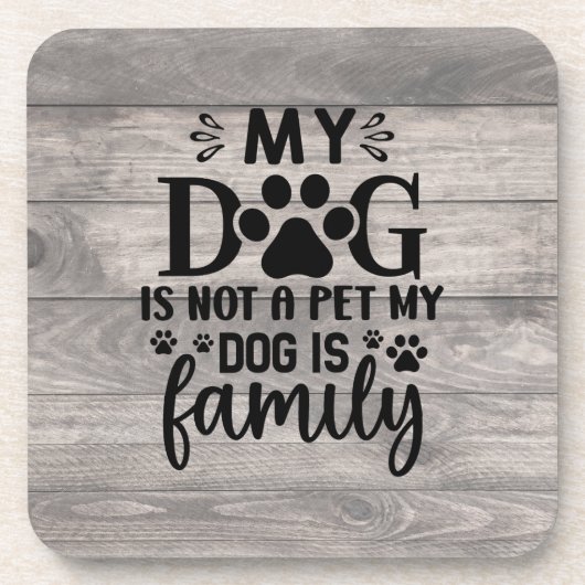 Mein Hund ist kein Untersetzer für Haustiere (Vorderseite)