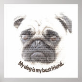 Mein Hund ist mein bester Freund. Poster (Vorne)