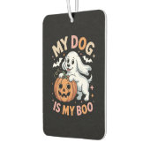 Mein Hund ist mein Boo Funny Halloween Autolufterfrischer (Links)