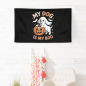 Mein Hund ist mein Boo Funny Halloween Banner (Insitu)