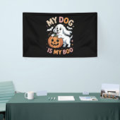 Mein Hund ist mein Boo Funny Halloween Banner (Messeveranstaltung)