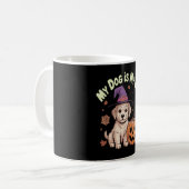 Mein Hund ist mein Boo Halloween Kaffeetasse (Vorderseite Links)