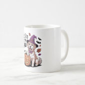 Mein Hund ist mein Boo Halloween Kaffeetasse (VorderseiteRechts)