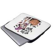 Mein Hund ist mein Boo Halloween Laptopschutzhülle (Vorne Knopf)