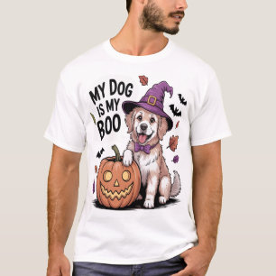Mein Hund ist mein Boo Halloween T-Shirt
