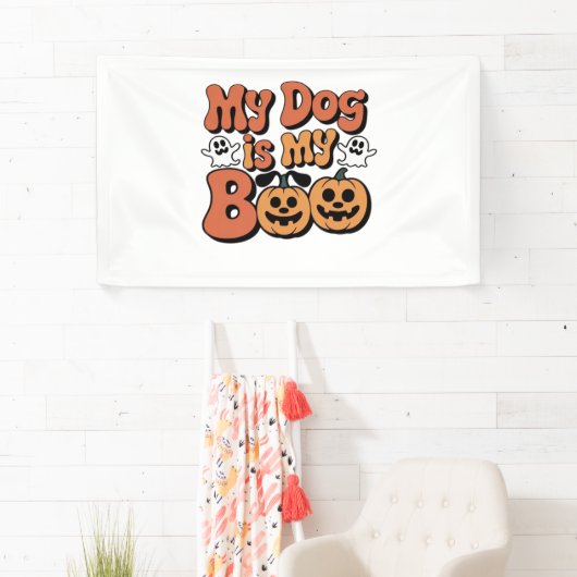 Mein Hund ist mein Boo, Lehrer, Funny Dog Lover Ed Banner (Insitu)