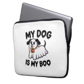 Mein Hund ist mein Boo-Shirt - Funny Dog Lover Ges Laptopschutzhülle (Vorderseite Links)