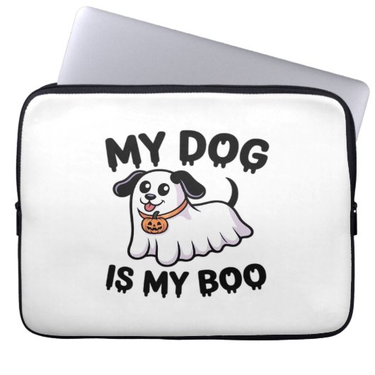 Mein Hund ist mein Boo-Shirt - Funny Dog Lover Ges Laptopschutzhülle (Vorderseite)