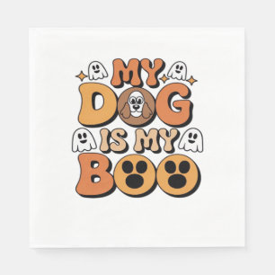 Mein Hund ist mein Boo-Shirt - Funny Dog Lover Ges Serviette