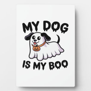 Mein Hund ist mein Boo-Shirt � Lustiges Hundegesch Fotoplatte