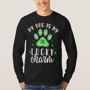 Mein Hund ist mein glücklicher Kleeblatt Hund Mama T-Shirt