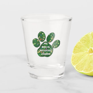 Mein Hund ist mein Glücksbringer Schnapsglas