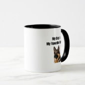 Mein Hund ist mein Lieblingsmensch Tasse (VorderseiteRechts)