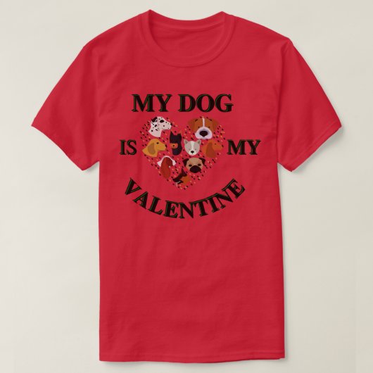 Mein Hund ist mein Luentin T-Shirt (Design vorne)