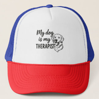Mein Hund ist mein Therapeut Truckerkappe