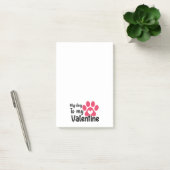 Mein Hund ist mein Valentin Post-it Klebezettel (Büro)