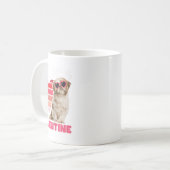 Mein Hund ist mein Valentin - Tattoo Shih Tzu Anim Kaffeetasse (Vorderseite Links)