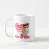 Mein Hund ist mein Valentin - Tattoo Shih Tzu Anim Kaffeetasse (Links)