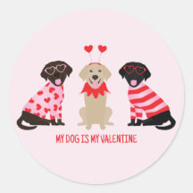 Mein Hund ist mein Valentine Labrador Retriever Hu