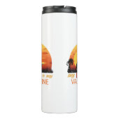 Mein Hund ist mein Valentine Thermosbecher (Rückseite)