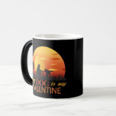 Mein Hund ist mein Valentine Verwandlungstasse (Vorderseite Links)