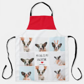 Mein Hund ist mein Valentine | Zwei Hunde - Fotos Schürze (Vorderseite)