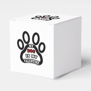 Mein Hund ist mein Valentinstag Geschenkschachtel