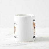 Mein Hund ist nicht verdorben ich sind gerade gut Kaffeetasse (Mittel)