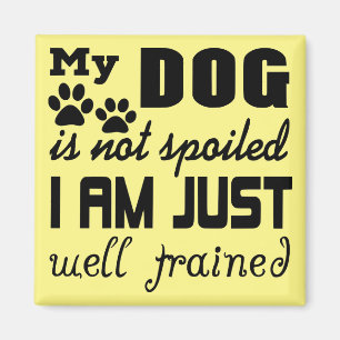 Mein Hund ist nicht verwundet ich bin nur gut ausg Magnet