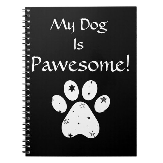 Mein Hund ist pawesome! Notizblock (Vorderseite)