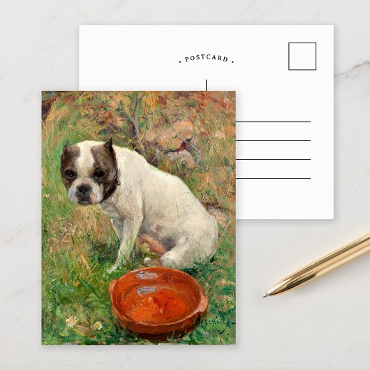 Mein Hund | Karl Georg Arsenius Postkarte