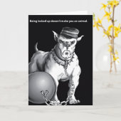 Mein Hund Karte (Gelbe Blume)