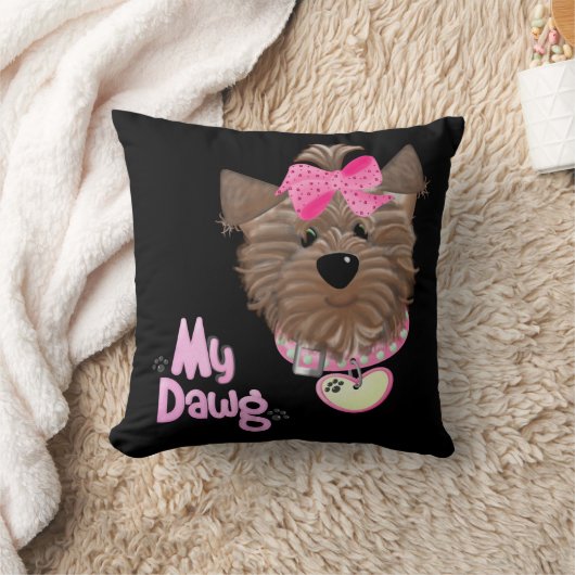 Mein Hund Kissen (Decke)