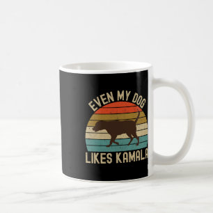 Mein Hund mag Kamala Harris für Präsident 2024 Cho Kaffeetasse