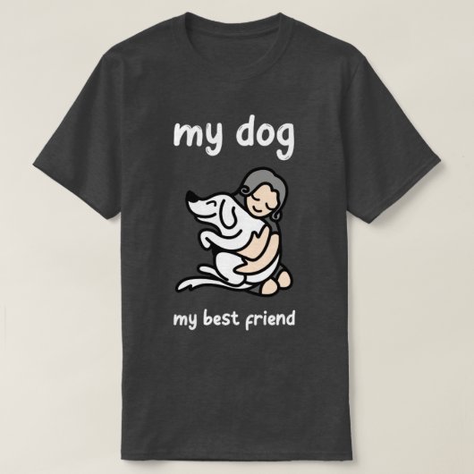 Mein Hund mein bester Freund T-Shirt (Design vorne)