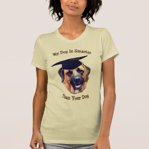 Mein Hund schlauer als dein Mastiff Funny T-Shirt