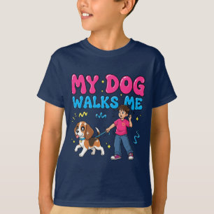Mein Hund spaziert mich – Tägliche Zieh-Session T-Shirt