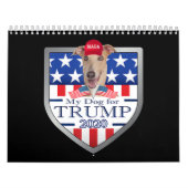 Mein Hund Trump 2020 Windhund mit Brille Kalender (Titelbild)