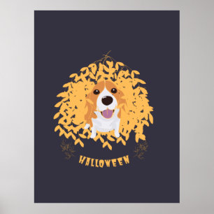 mein Hund und Halloween Poster