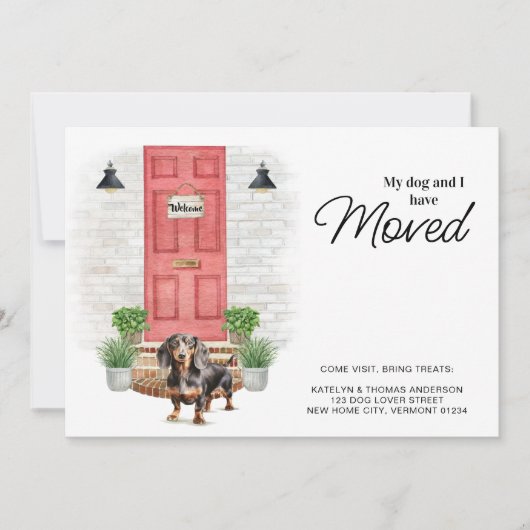 Mein Hund und ich haben Dackel bewegt Ankündigung (Vorderseite)