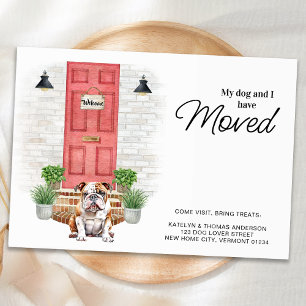 Mein Hund und ich haben den englischen Bulldog-Hun Ankündigung