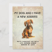 Mein Hund und ich haben die Ankündigung verschoben (Vorderseite)