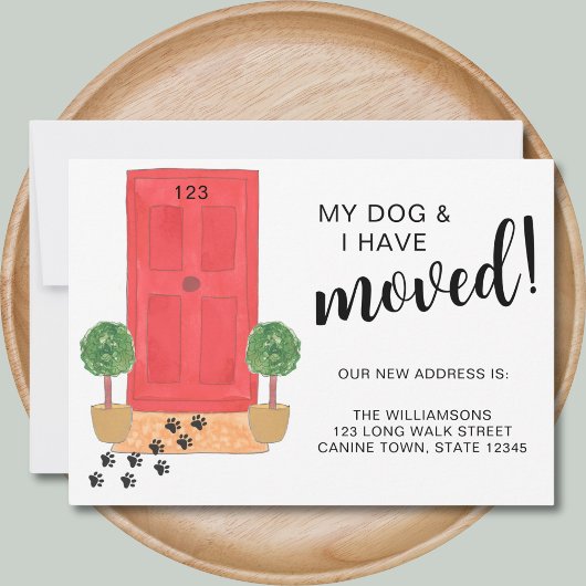 Mein Hund und ich haben mich bewegt Ankündigung