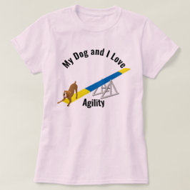 Mein Hund und ich Liebe Agility Boxer T-Shirt