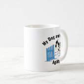 Mein Hund und ich Liebe Agility Mutt Kaffeetasse (VorderseiteRechts)