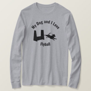 Mein Hund und ich Liebe Flyball Terrier T-Shirt