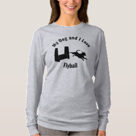 Mein Hund und ich Liebe Flyball Terrier T-Shirt