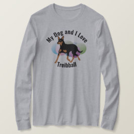 Mein Hund und ich Liebe Treibball Kelpie T-Shirt