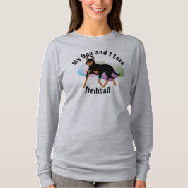 Mein Hund und ich Liebe Treibball Kelpie T-Shirt